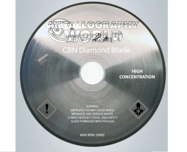 4-inch CBN Resin Bond Wafering Blades