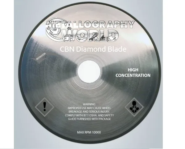 7-INCH CBN RESIN BOND WAFERING BLADES